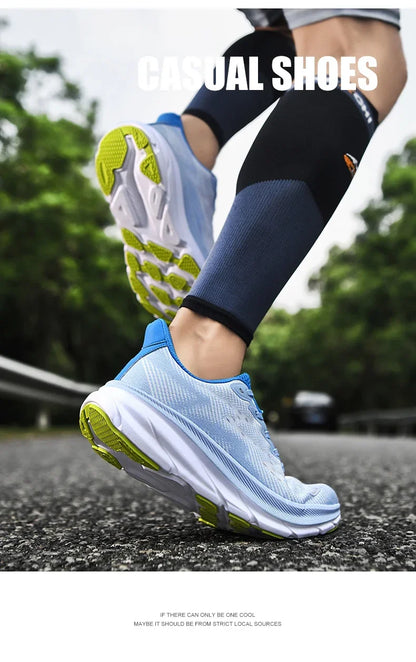 2025 nye afslappede løbesko til sport og udendørs brug, komfortable forår/sommer-sneakers med skridsikker sål, unisex til mænd og kvinder, bløde træningssko til mænd