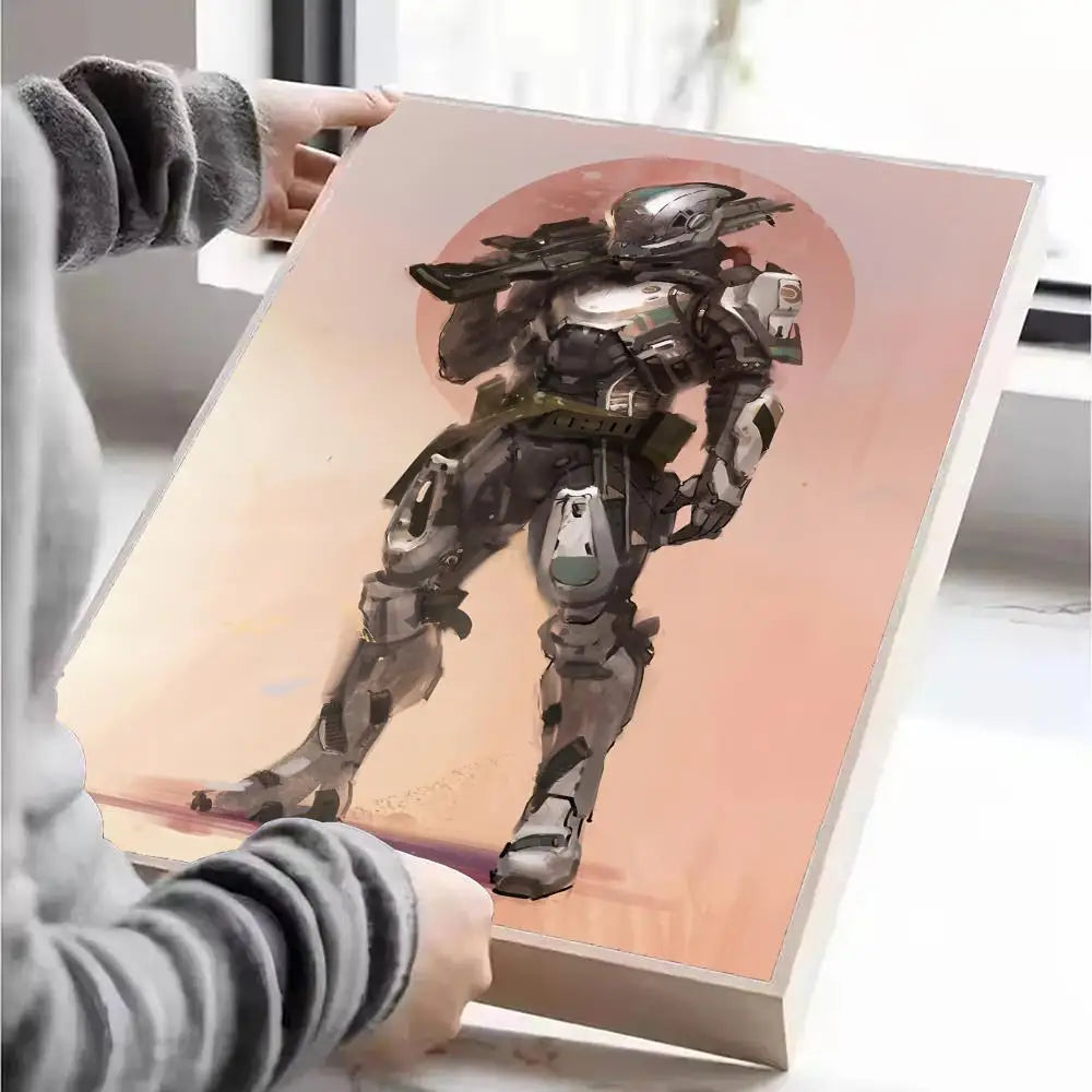 Destiny Poster Self-adhesive Art Waterproof Paper Sticker Coffee House Wall Decor