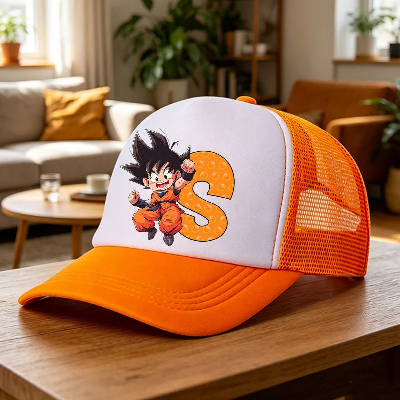 Dragon Ball-baseballkasket, anime, børn, voksne, kasket, tegneserie, sommer, åndbare kasketter, børn, drenge, udendørs, afslappet, solhatte