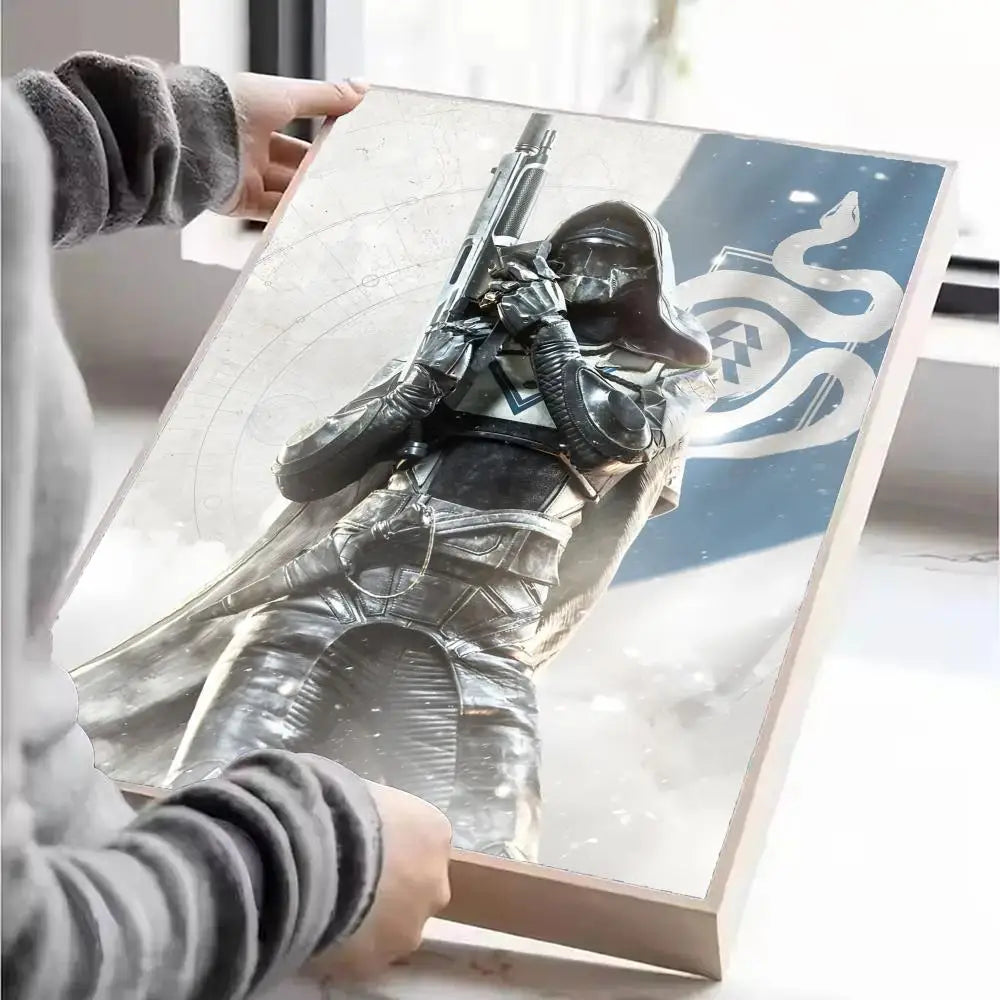Destiny Poster Self-adhesive Art Waterproof Paper Sticker Coffee House Wall Decor