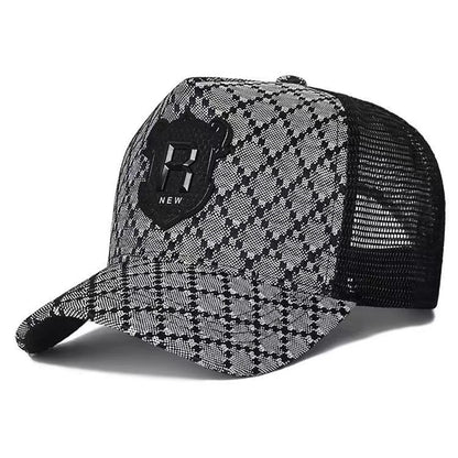 Șepci de baseball unisex cu broderie literă „R”, pentru primăvară-vară, în aer liber, reglabile, casual, cu protecție solară, șepci sportive