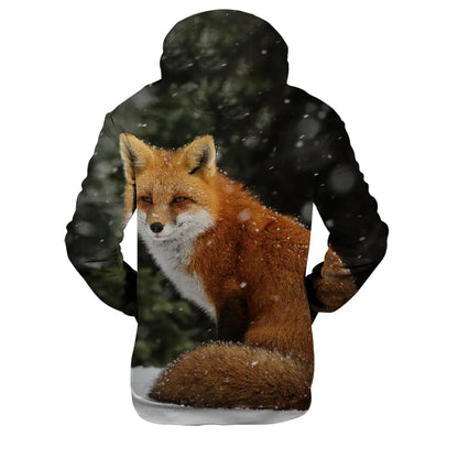 Populära hiphop-hoodies med ny 3D-rävprint, bekväma sweatshirts för män/kvinnor och vuxna/barn, avslappnade pullovers