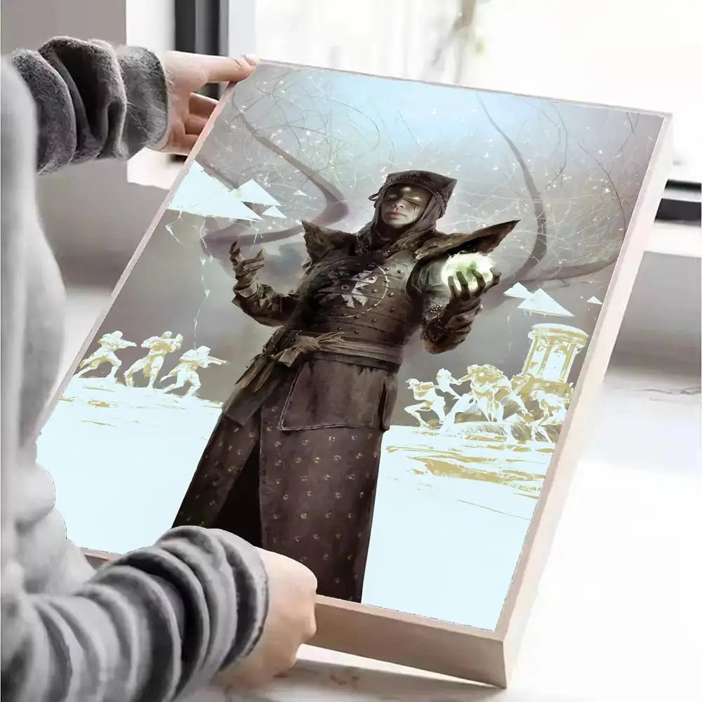 Destiny Poster Self-adhesive Art Waterproof Paper Sticker Coffee House Wall Decor