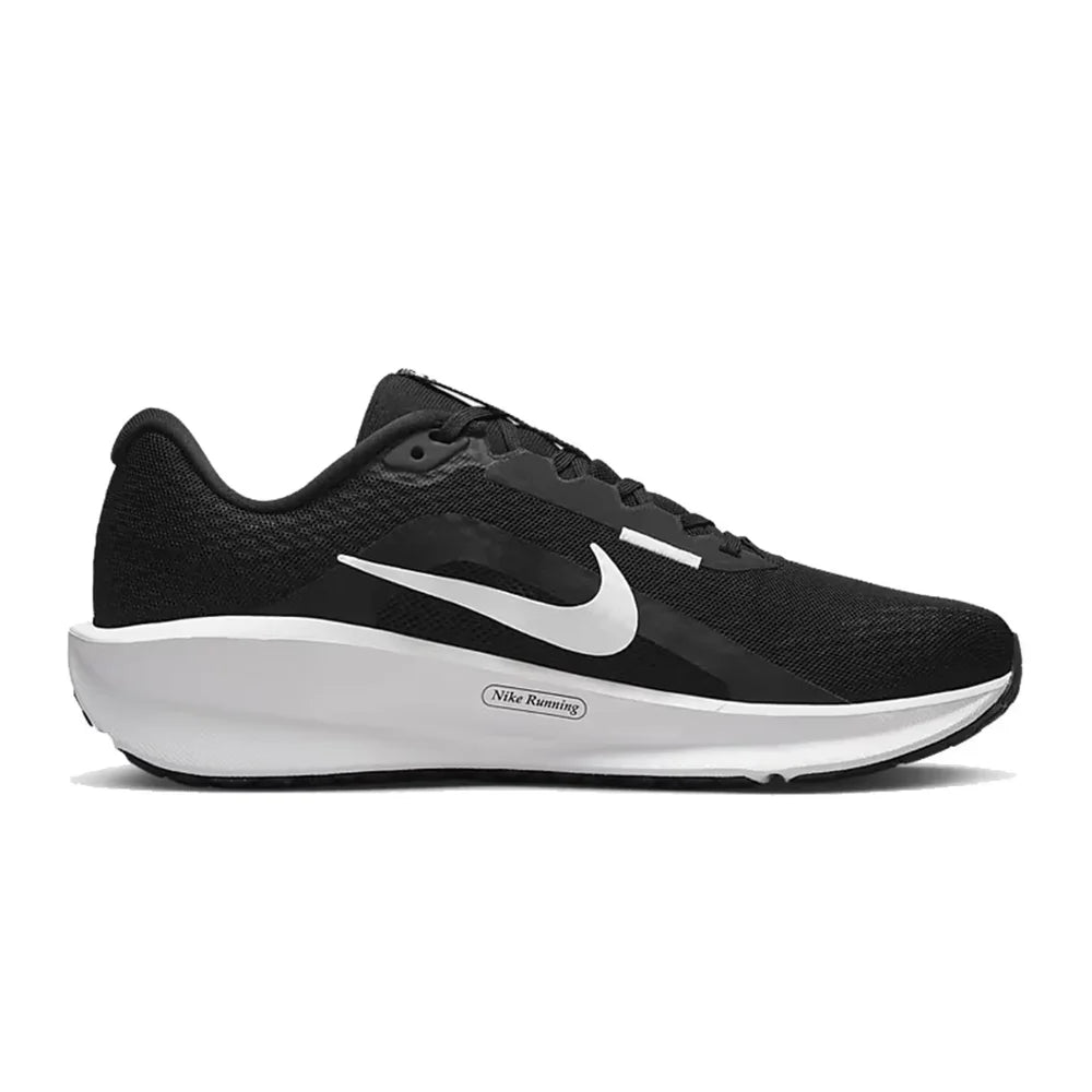 Nike DOWNSHIFTER 13 Comfort Fabric Prodyšné nízké ležérní městské běžecké boty pro ženy, černé/bílé FD6476-001