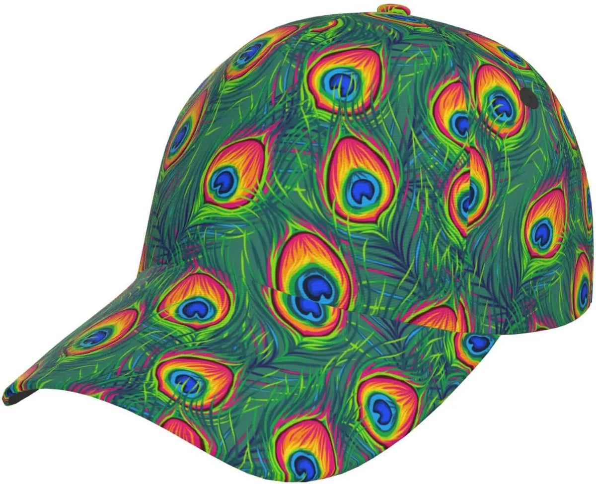 Speelse bouwsteenprint baseballpet voor dames en heren, verstelbare snapback-pet met glitter, modieuze baseballpet
