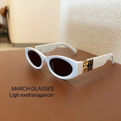 Moderne ovale solbriller til kvinder og mænd – trendy og cool solbriller til damer – Street Shot – retro – premium briller – Gafas De Sol – UV400