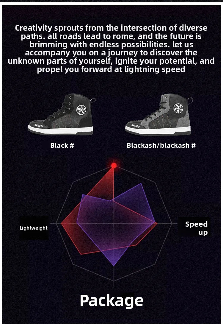 New men's and women's four-season universal safety protection motorcycle riding boots anti-slip and anti-fall motorcycle shoes