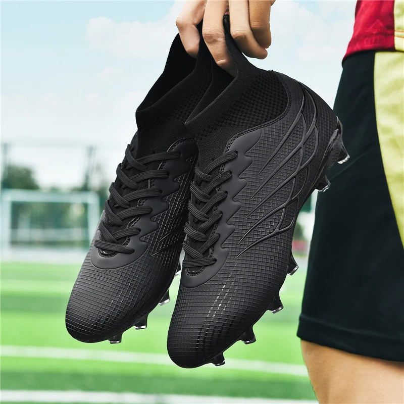 2026 New Superfly FG Football Boots Outdoor Soccer Cleats Black Shoes Soft Sport Professional Breathable Comfortable Boots