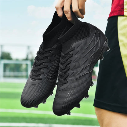 2026 New Superfly FG Football Boots Outdoor Soccer Cleats Black Shoes Soft Sport Professional Breathable Comfortable Boots