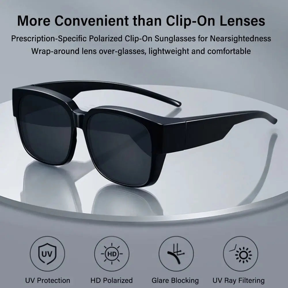for Driving Riding That Can Be Worn over Other Glasses Fit Over Glasses Sunglasses Wrap Around Square Shades Polarized