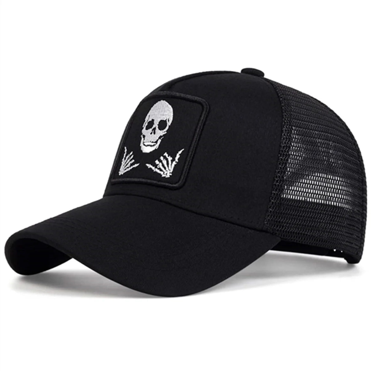 Unisex Personality Embroidery Baseball Net Caps Adjustable Casual Hats Spring and Summer Outdoor Sunscreen Hat