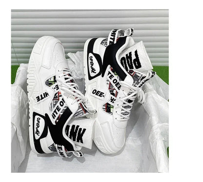 Nuove scarpe da uomo stile skateboard, sneaker estive in pelle casual fashion outdoor per running, sport, trekking e tennis, platform di lusso firmate