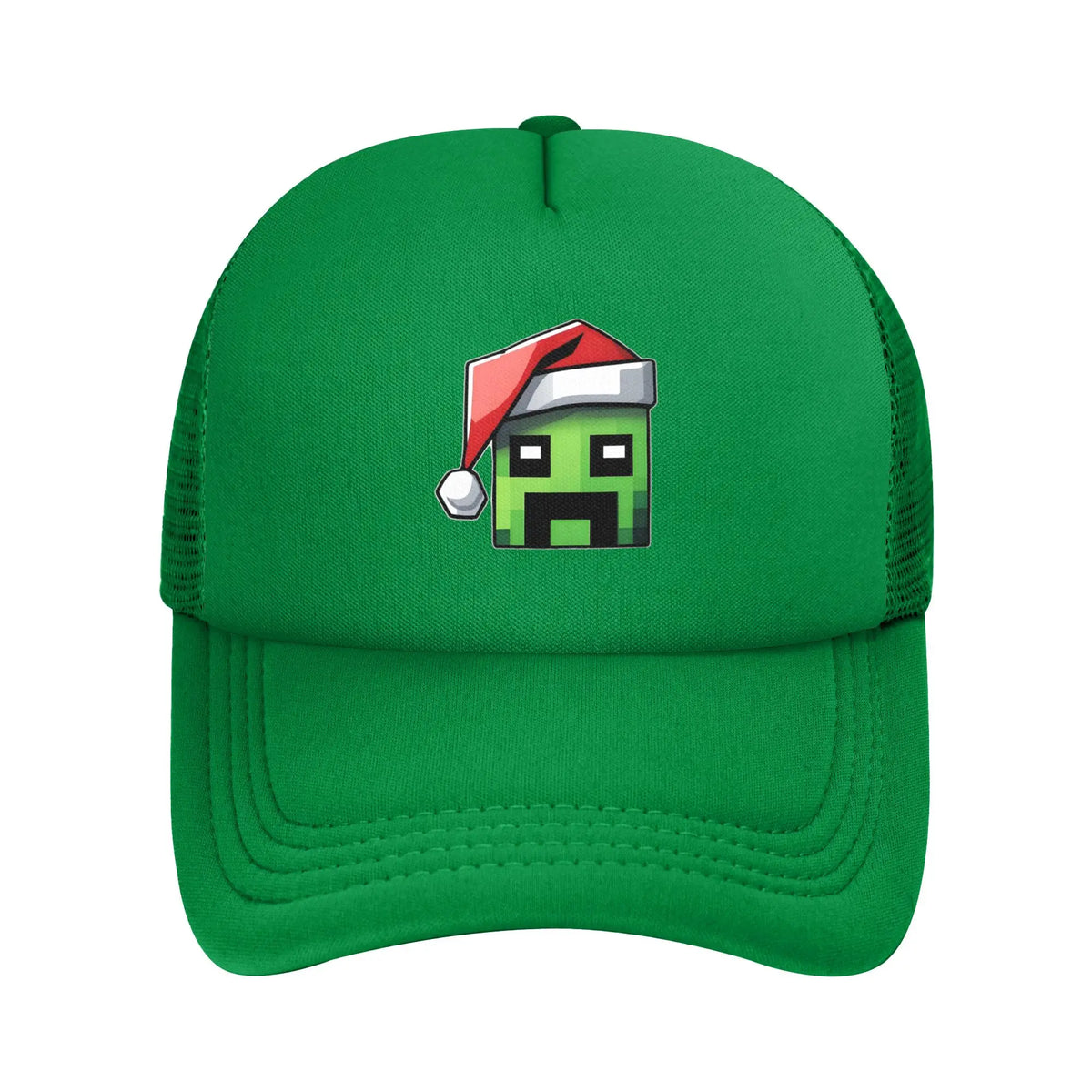 Hoekige avonturier ontdekt een Creepers-monster achter zich Truckerpet Zonnehoeden Verstelbare snapback-petten Mesh-baseballpet