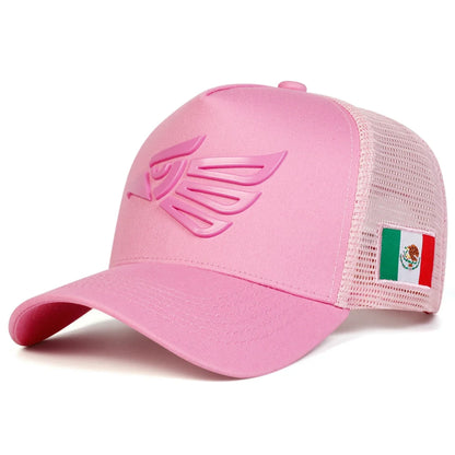 Unisex-Baseballkappen mit „Mexican Eagle“-Label, verstellbar, Freizeitmützen, Sonnenhüte für Frühling und Sommer im Freien