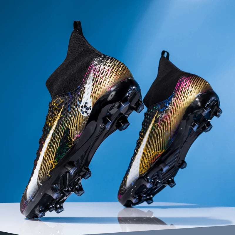 Chaussures de football coordonnantes pour hommes et femmes, chaussures de football professionnelles pour enfants, chaussures de football athlétiques en plein air, TF, FG