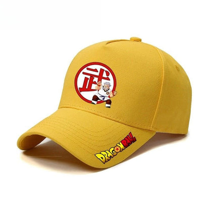Dragon Ball Master Roshi Son Goku Kapa Kreativna visokokakovostna anime risanka s črkovnim potiskom Unisex Casual vsestranska bejzbolska kapa