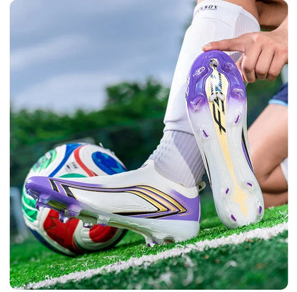 Nouvelles chaussures de football pour hommes, chaussures de football de haute qualité pour l'entraînement, crampons pour terrain gazonné, baskets très vendues, chaussures de futsal pour matchs en salle, antidérapantes po