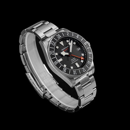 SEESTERN Diver Man Watch Titanium Automatic GMT Mechanical Wristwatch NH34 Movement Sapphire Crystal 20ATM Waterproof Lume S462