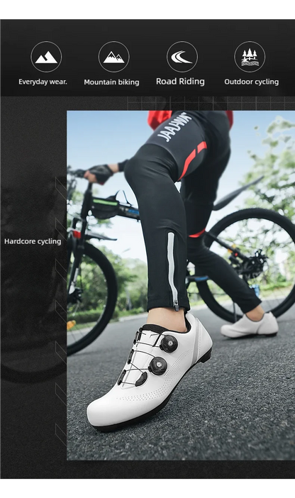 Cycling Sports Shoes, MTB Men's Mountain Bike Shoes, Racing Shoes, Off-Road Mountain Bike Pedal Cycling Shoes, Mountain Competition