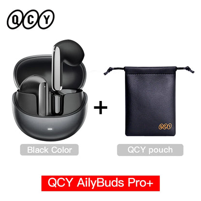 QCY HT10 AilyBuds Pro+ ANC Wireless Earbuds – Hi-Res LDAC Bluetooth 5.3 Earbuds, 6 Mic AI HD Call, Adaptive Noise Cancelling TWS Earphones with Multipoint Connection