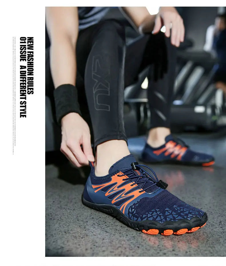 EOCENE Barfuß-Outdoor-Sportschuhe für Herren und Damen, schnell trocknende Aqua-Schuhe für Strand, Schwimmen, Fitness, Waten, Wandern und Radfahren