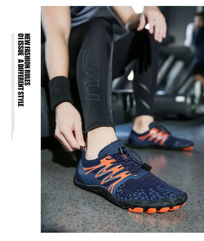 EOCENE Barfuß-Outdoor-Sportschuhe für Herren und Damen, schnell trocknende Aqua-Schuhe für Strand, Schwimmen, Fitness, Waten, Wandern und Radfahren