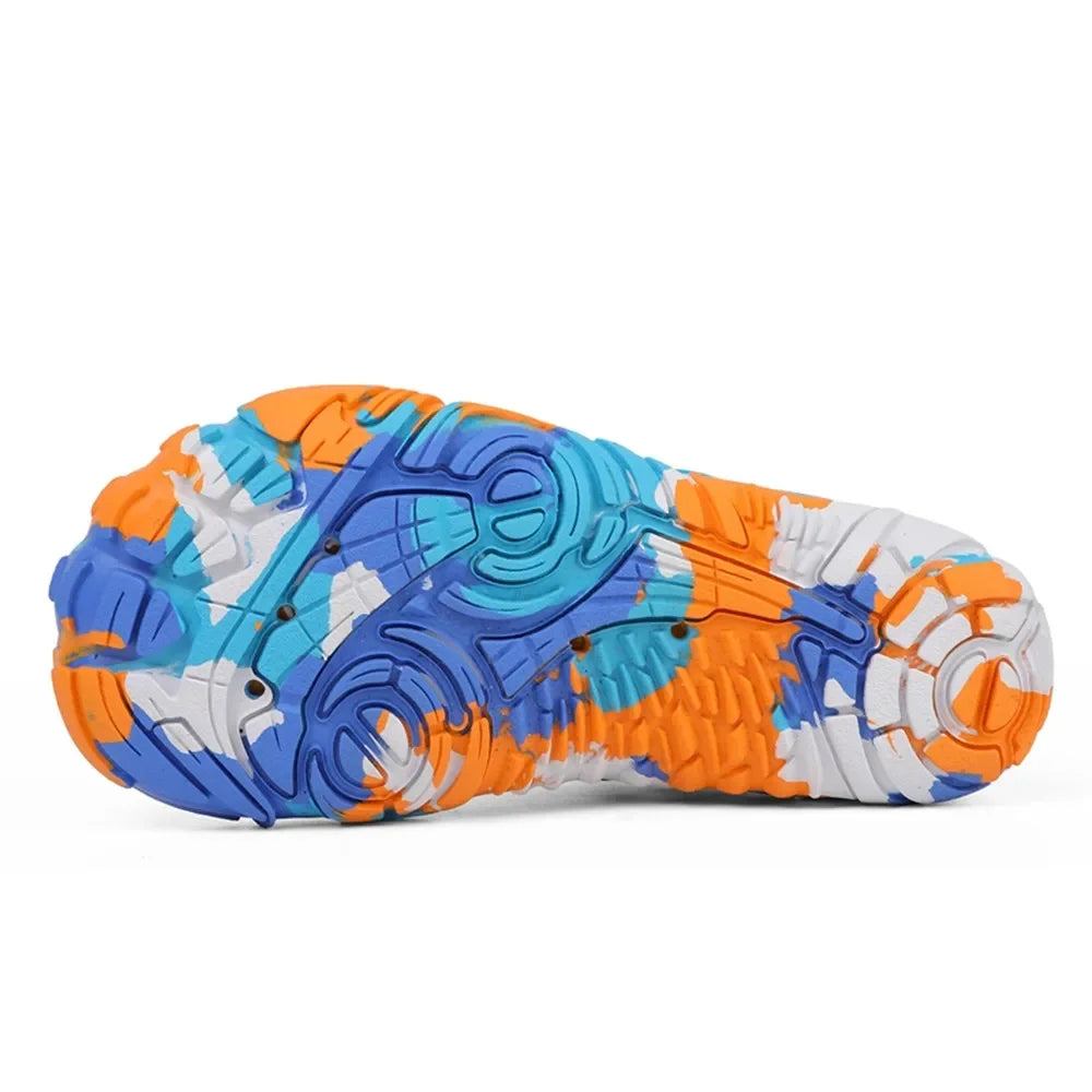 New 12 Colors Water Shoes Kids Summer Beach Five Fingers Barefoot Swimming Aqua Shoes Quick Dry Seaside River Children Sneakers