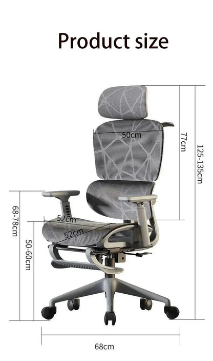 Support, Electronic Gaming Seat Computer Chair Back Adjustable Ergonomic Free Delivery Sedia Office Chair Wheelchair Furniture