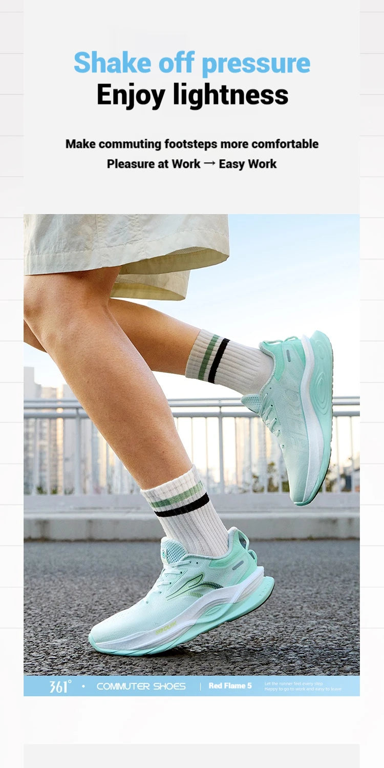 361 Degrees Fierce 5 Men Running Shoes New Breathable Shock-Absorber Comfortable Non-Slip Wear-Resistant Male Sneakers 672522218