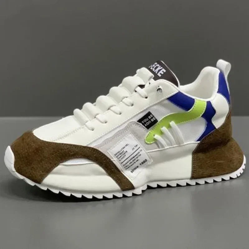Baskets de luxe pour homme, chaussures de sport, mocassins, baskets casual pour homme à semelles épaisses, confortables, respirantes, tendance, au design original et personnalisées
