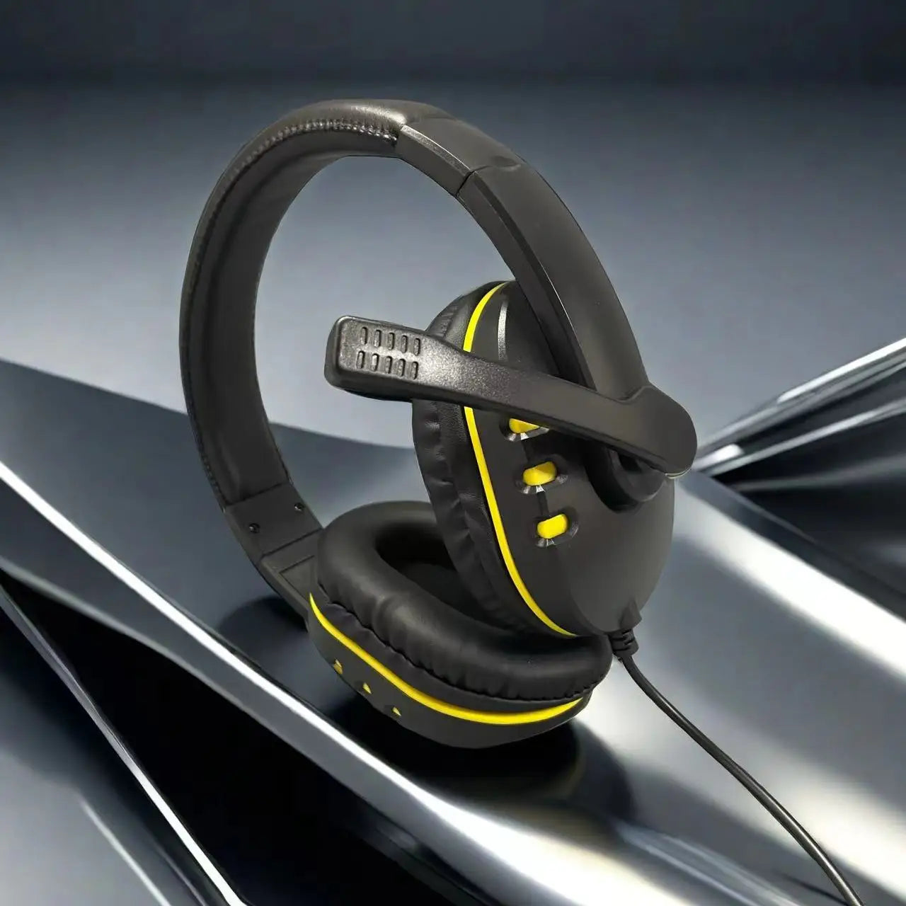 Auriculares con cable 7260 con micrófono – Headset para gaming y trabajo para PS4 PS5 Xbox One, estudio y reuniones, auriculares con jack 3.5mm