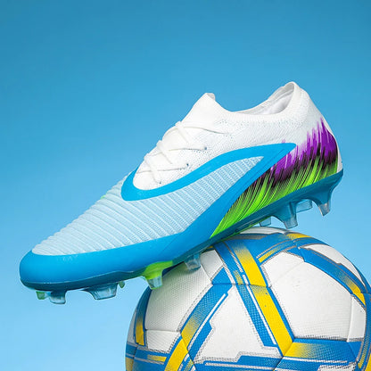 Nouvelles chaussures de football pour hommes, ultralégères, pour l'entraînement en extérieur, livraison directe, chaussures de foot à crampons longs FG antidérapantes