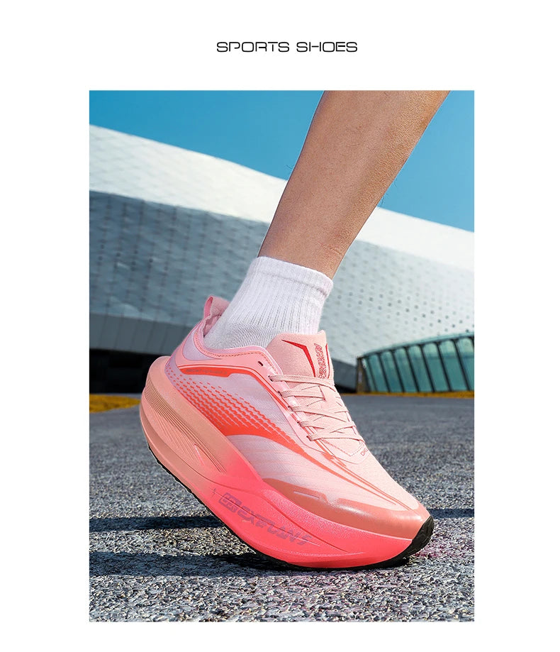 Marathon Men Running Shoes Carbon Board Specialty Sports Breathable Lightweight Women's Comfortable Chunta Athletic Sneakers
