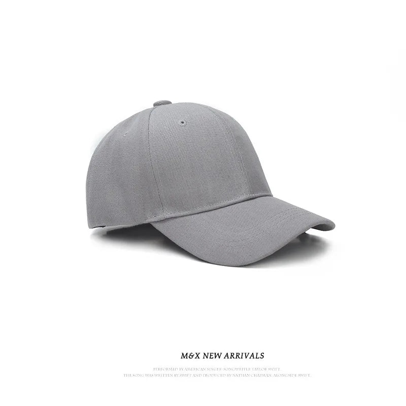 Barve Poletje Jesen Moda Enobarvne Moški Ženske Baseball kapica Adhezivna kapica HipHop Nastavljiva Kul sončna kapica Casquette Gorras Darilo