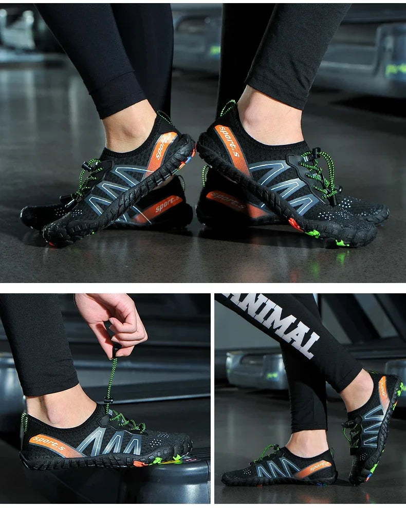 Men Wading Shoes Women Swimming Shoes Sneakers Barefoot Beach Sandals Upstream Aqua Shoes Quick-Dry Sea Diving Gym Water Shoes