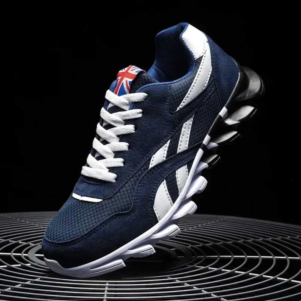 Brand Trend Size 46 47 48 Men's Wear-resistant Cushioning Thick-soled Fitness Sneakers Outdoor Breathable Running Shoes for Men