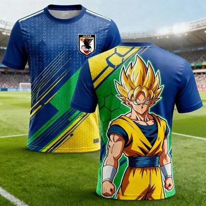Summer 2026 Dragon Ball 3D T-shirt Oversized Majin Vegeta Blue Lightning Print Breathable Gym Streetwear Unisex Men Women Kids
