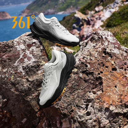 361 Degrees WUXIA 2 Running Shoes, Light Breathable Cushioning, Non-Slip Soft Outdoor Hiking Versatile Sneakers Male 672542201