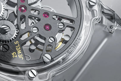 AGELOCER Limited Edition "Ice Never Melts" Free-sprung Crystal Tourbillon Watch Luxury Manual Mechanical Watches