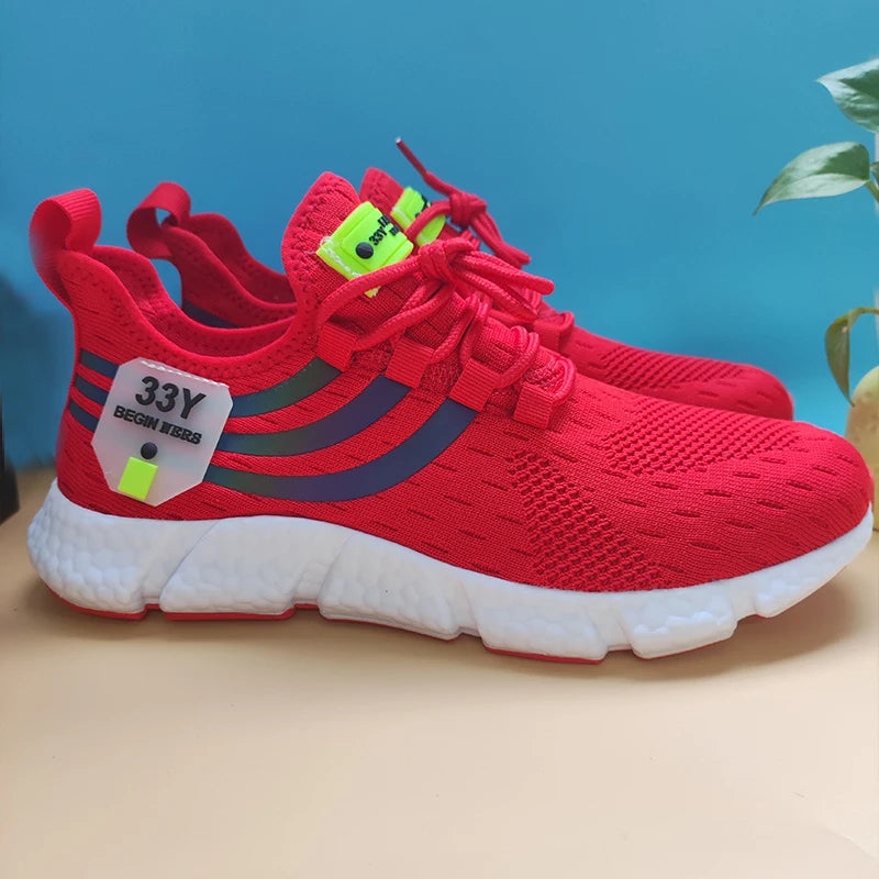 Modne, oddychające, codzienne męskie buty sportowe na wiosnę i jesień – Tenis Masculino, Zapatillas Hombre, modne buty do biegania