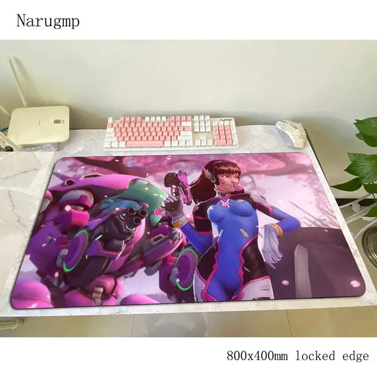 Overwatch podloga za miš 80x40cm, gaming mousepad, igraći Halloween poklon, velika podloga za miš za gamere, velika podloga za radni stol, notebook mousemat za PC