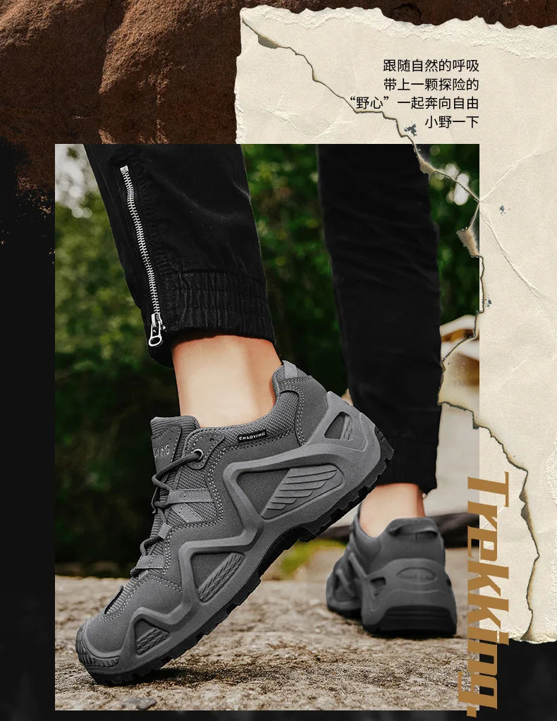 Outdoor-modesneakers voor heren, nieuwe ontwerpers, wandelschoenen, camouflage-wandelschoenen voor heren, ademende wandelschoenen, klimschoenen voor koppels