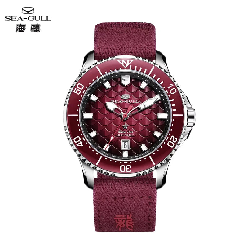 Seagull King of the Dragon Men's Watches Automatic Mechanical Watch Sports Diver 300M Waterproof Wristwatch Luxury 2024 New 1216