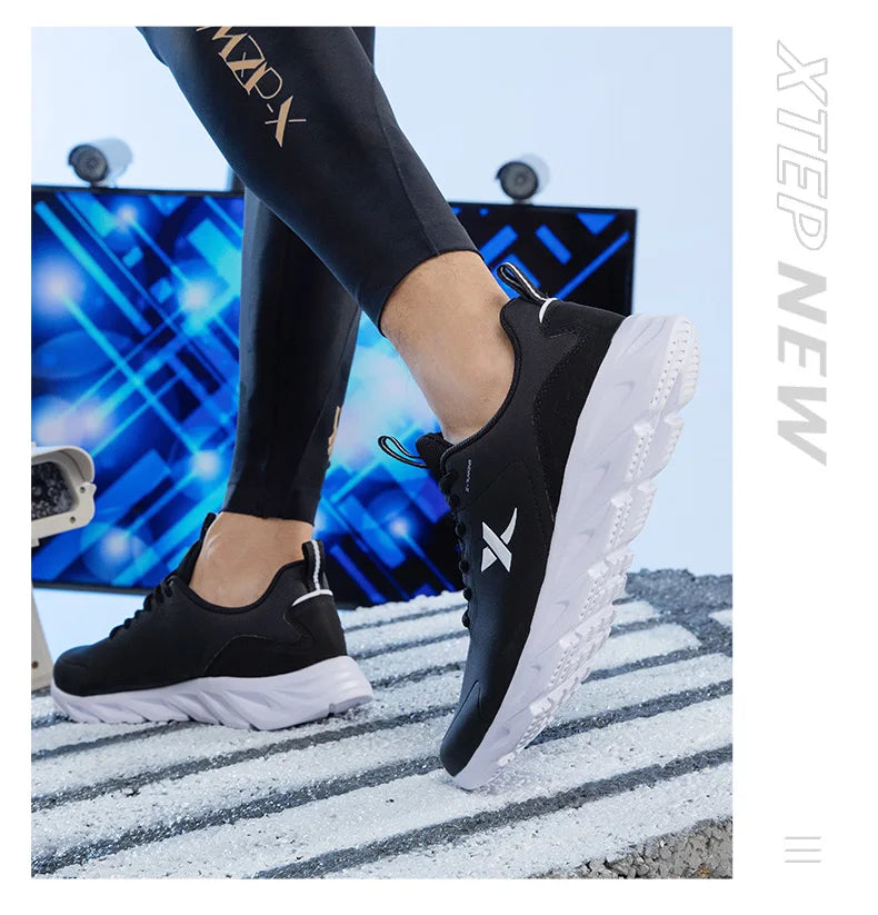 Xtep tenisice za trčanje za muškarce 2021, zimske ulične casual muške sportske cipele, otporne na trošenje, s potporom i amortizacijom, sneakers 879419110080