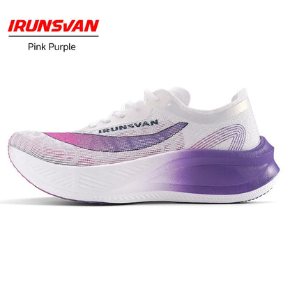 IRUNSVAN Carbon Plate Marathon Running Shoes, Professional Stable Support, Shock Absorption, Ultra-Light Rebound Sports Shoes