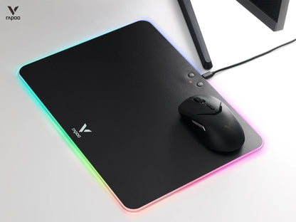 Ratón gaming inalámbrico Rapoo VT9PRO PAW3398 68g, con cable, programable, ergonómico, 26000DPI, recargable Type C, accesorio para PC gamer