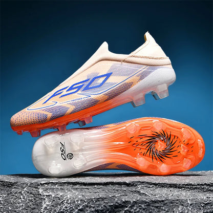 Nouvelles chaussures de football pour hommes, crampons de football sur gazon, chaussures de football pour adultes, crampons de futsal, crampons de sport confortables, antidérapants, ultra-légers, pour entraînement en s