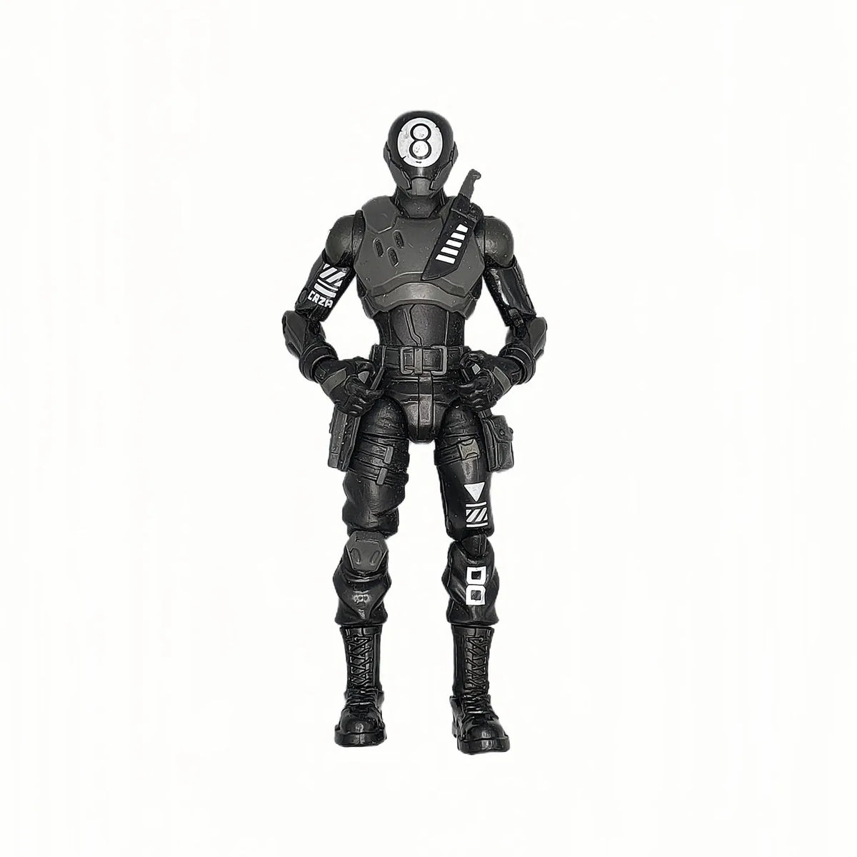 New Fortnite Trooper Sky Fox Raven Black8 Game Character Cartoon Articulated Action Figure Model Cool Decorative Ornament Toy