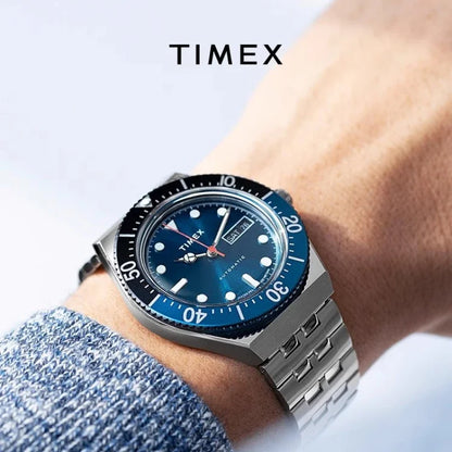 TIMEX Automatic Brand Men's Watch Luxury Leisure Multifunction Watches for Men Calendar  Steel Strip Wristwatch