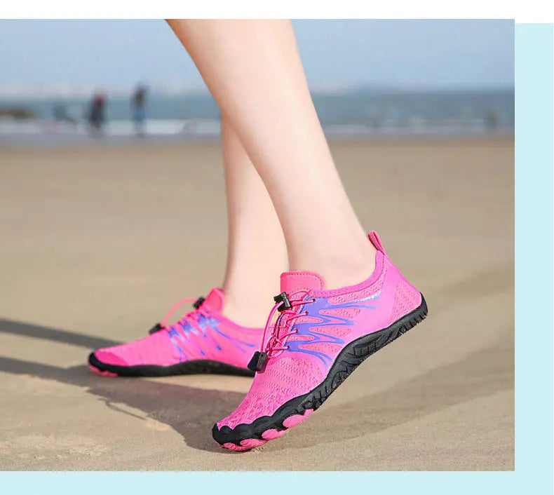 EOCENE Barfuß-Outdoor-Sportschuhe für Herren und Damen, schnell trocknende Aqua-Schuhe für Strand, Schwimmen, Fitness, Waten, Wandern und Radfahren